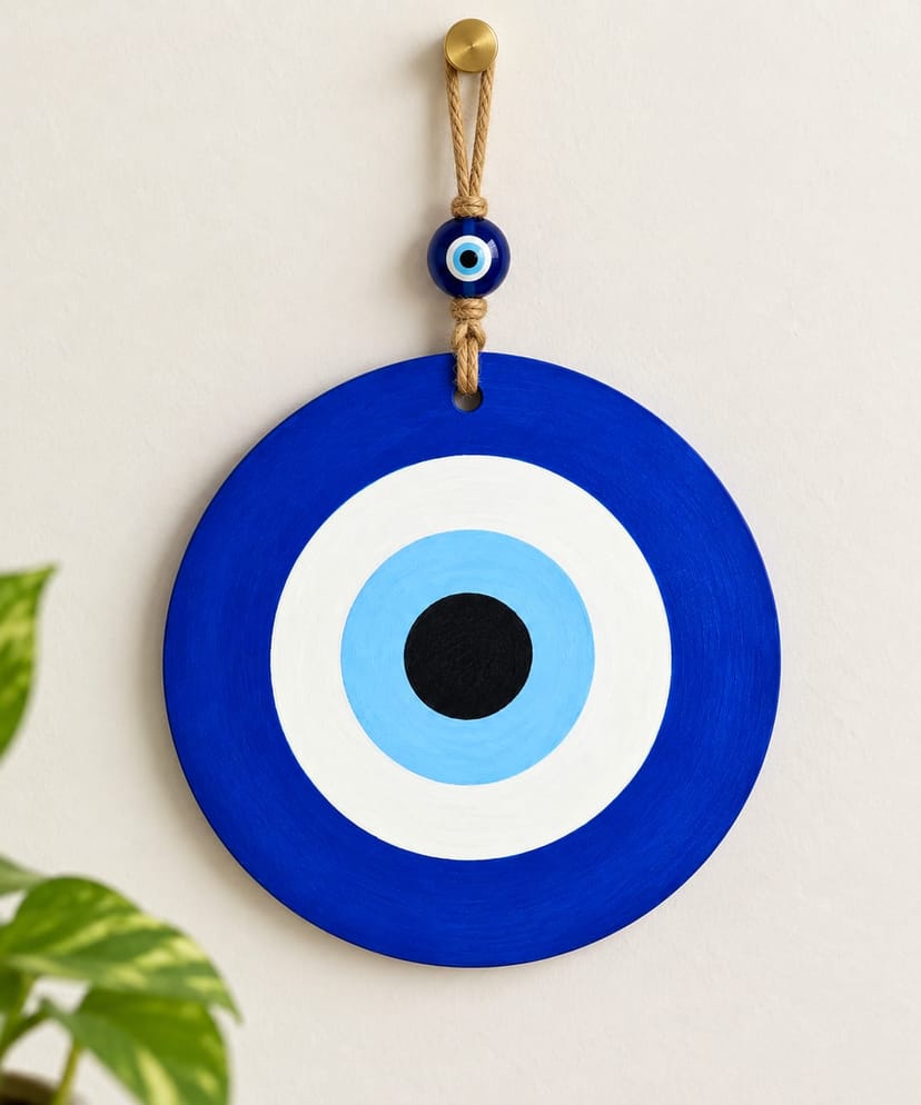 Blue Evil Eye Wall Decor
